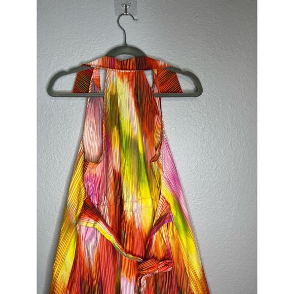 Josie Natori Radiant Tie Front Shirtdress - Picture 9 of 11